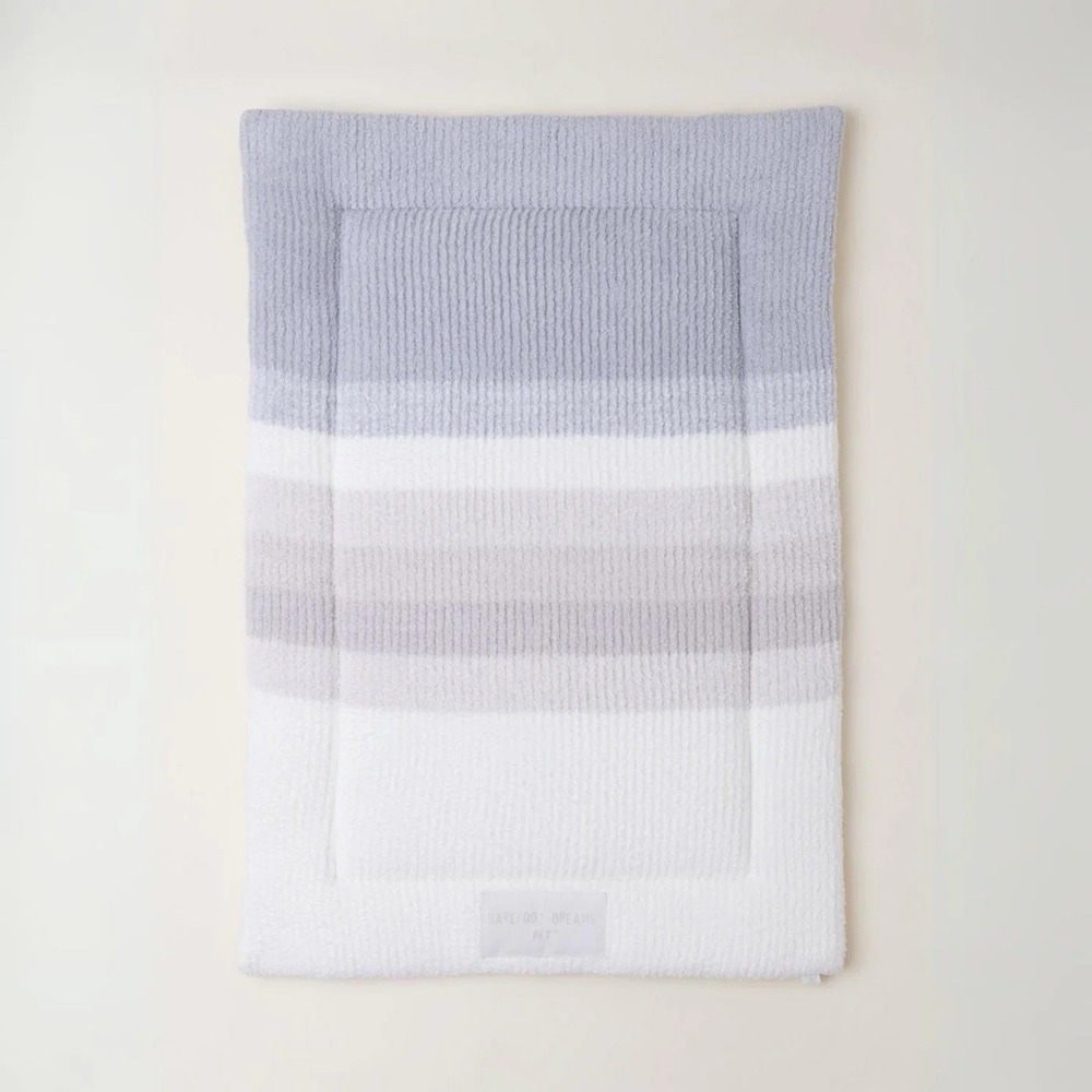Barefoot Dreams Sunset Pet Mat CozyChic Dog Cat Bed Ombre Stripe Luxury NWT $158